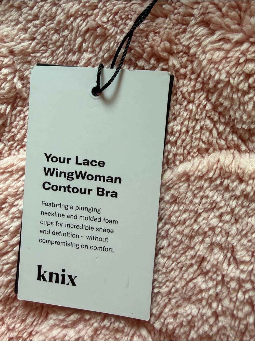 Knix Lace WingWoman Bra in Vintage Plum - Picture 4 of 5